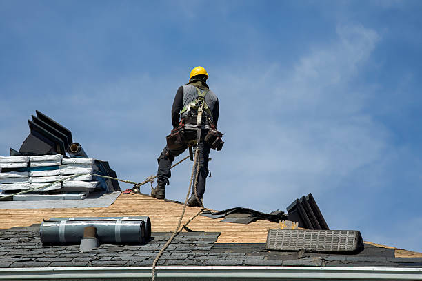 Professional Roof Replacement technician working in Brooksville, KY